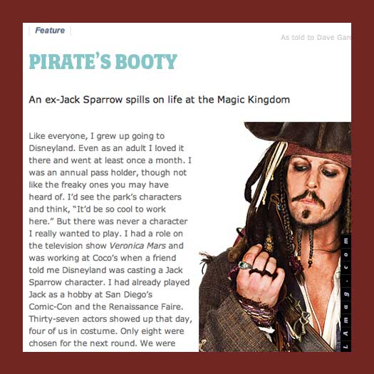 Confession of Disney Pirate