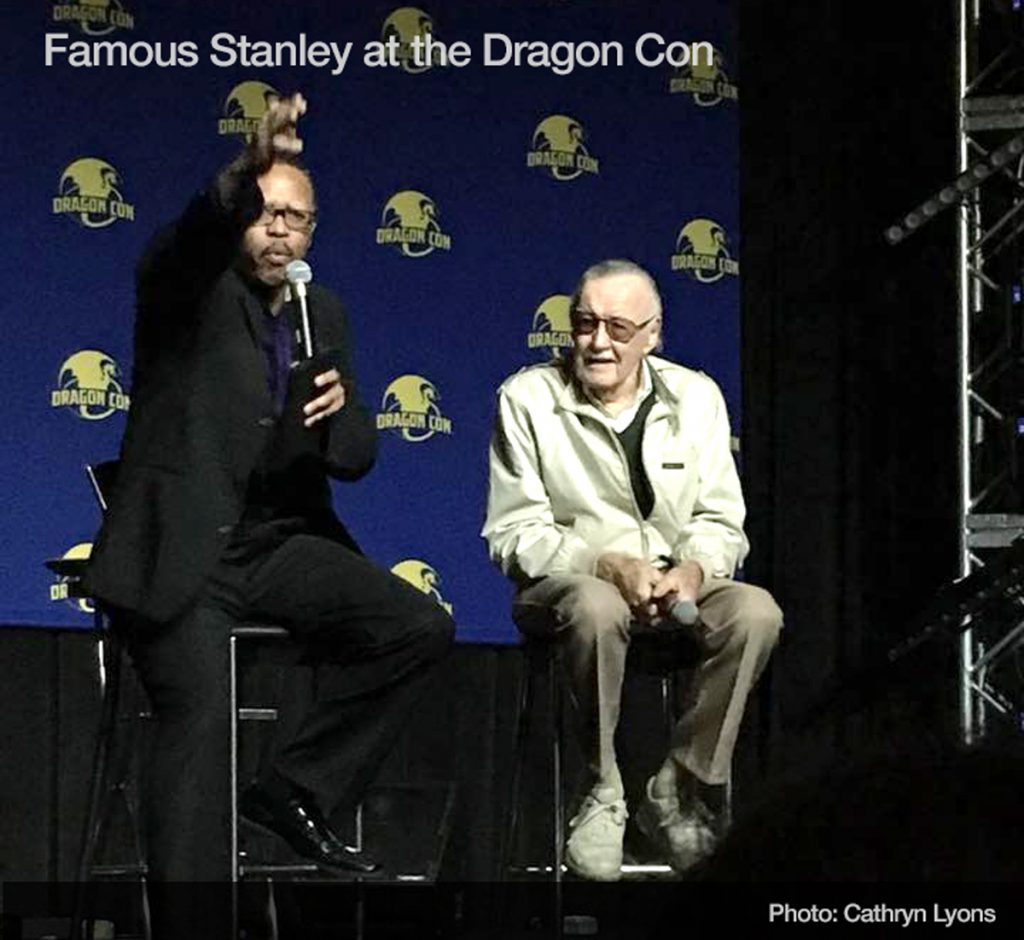 Stanley (Stan Lee) at Dragon Con 2017 courtesy Cathyrn Lyons