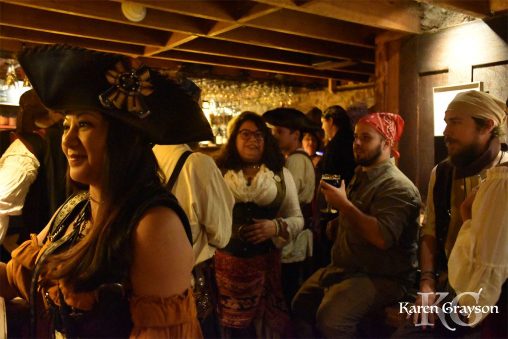 The Belgian Bar filled with pirates
