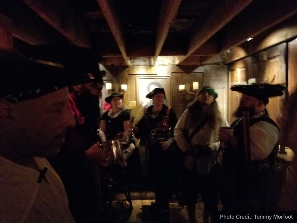 The upstairs of the Brick Store Pub has low slung rafters that make it feel like the belowdecks of a ship - this is part of a recap of PiratePalooza 18 - photo credit: Tommy Morfoot